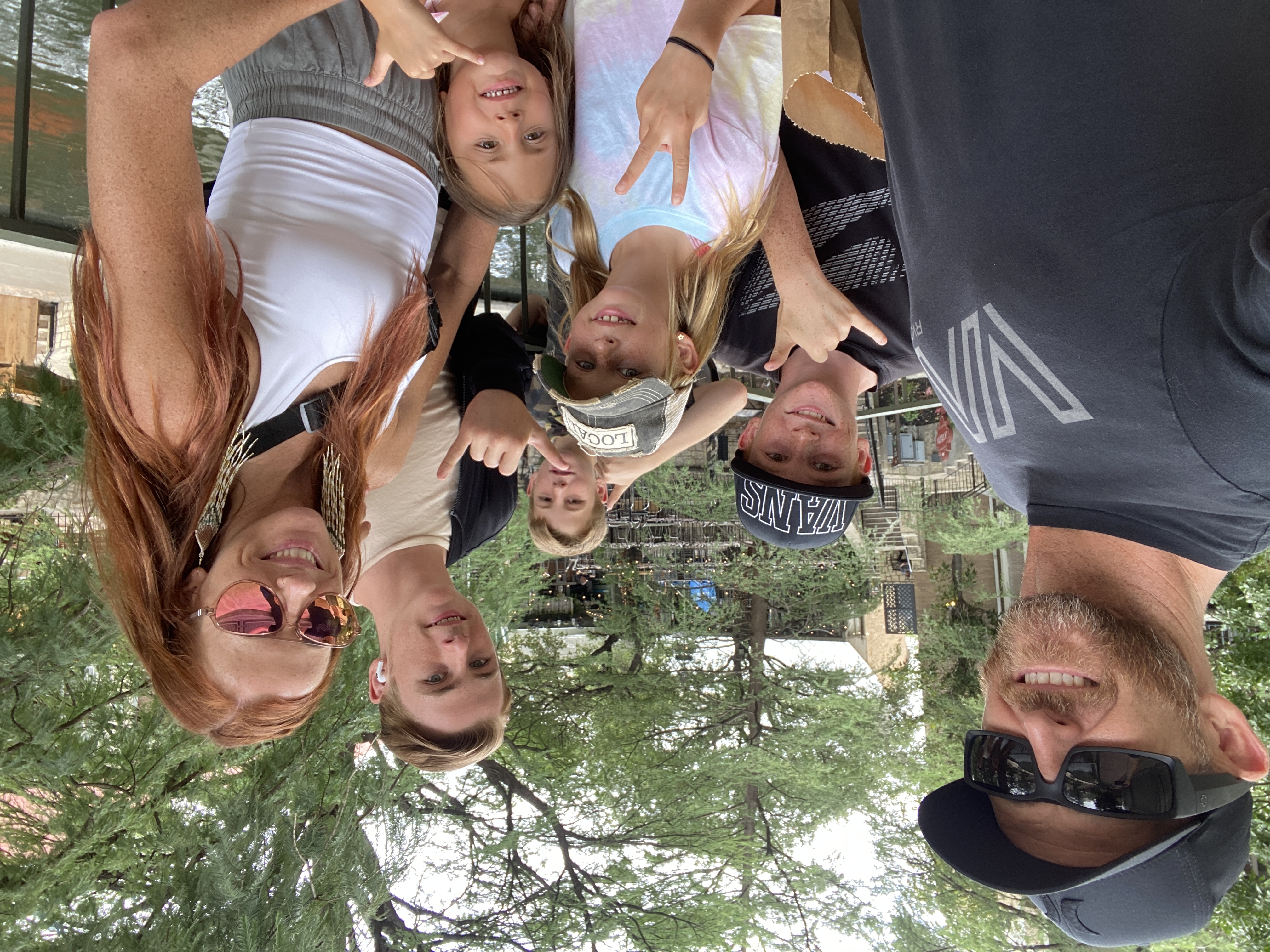 The complete family together